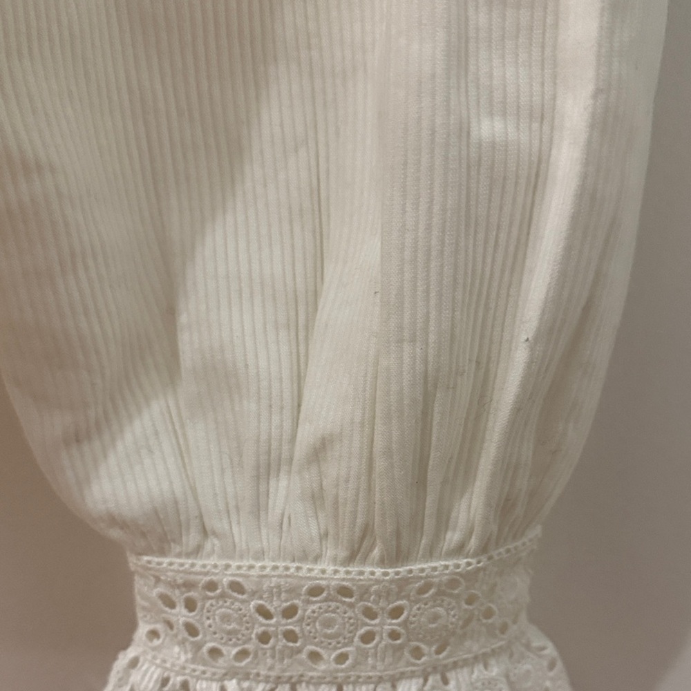DÔEN Vermont ribbed broderie anglaise cotton shirt - Picture 10 of 16